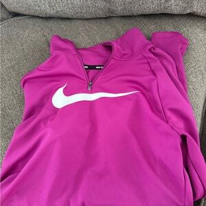 Nike Dri-FIT Pink Running Pullover